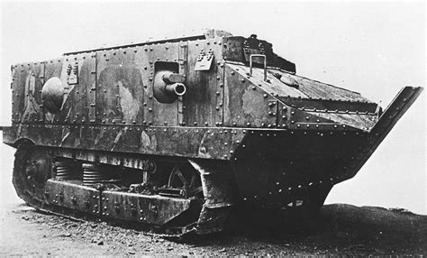 World War I tanks experimentation