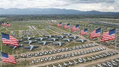 Aerial view of the world's largest military base