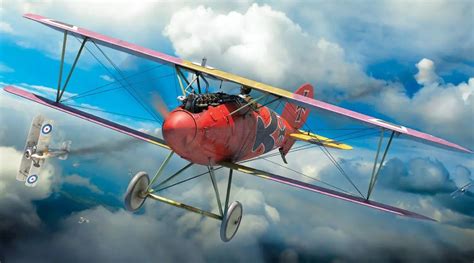 Alfred Cunningham Red Baron Plane