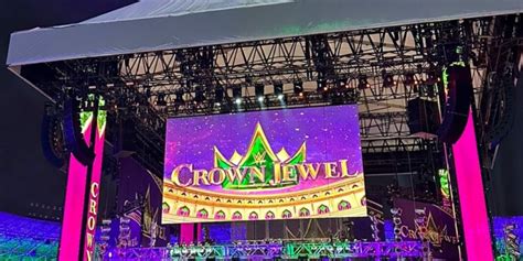 WWE Crown Jewel UK schedule