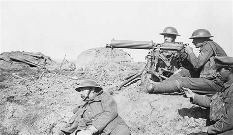 Machine guns on the battlefield