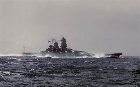 Yamato at Sea