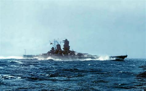 Yamato at Sea