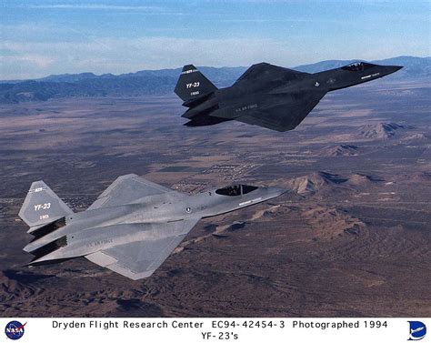 YF-23's engines