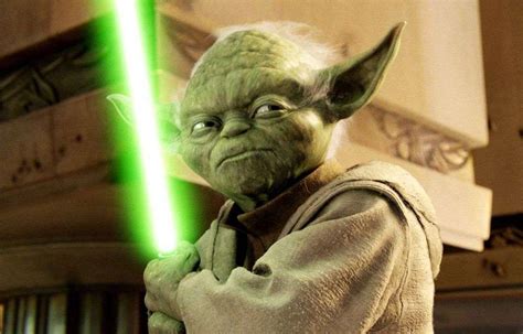 Yoda's Green Lightsaber