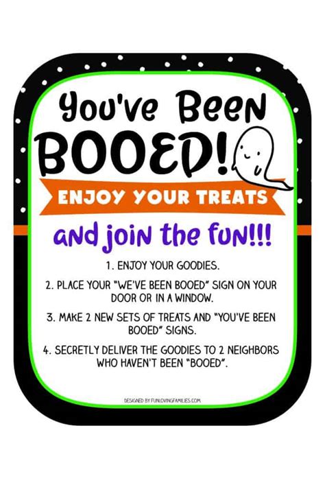 You've Been Booed Printable Signs