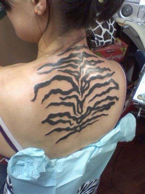 Zebra stripes tattoos